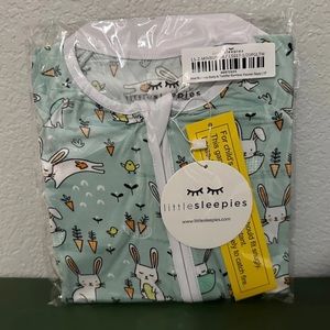 Little Sleepies Mint Easter Bunnies Zippy